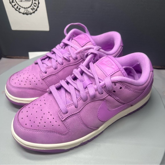 Nike Dunk Low PRM MF Rush Fuchsia DV7415-500 Women Size 6 Preowned Rare - Picture 14 of 14